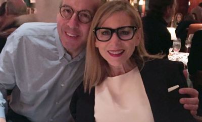 Mark S. Ostroff, W’79, and Dawn Ostroff