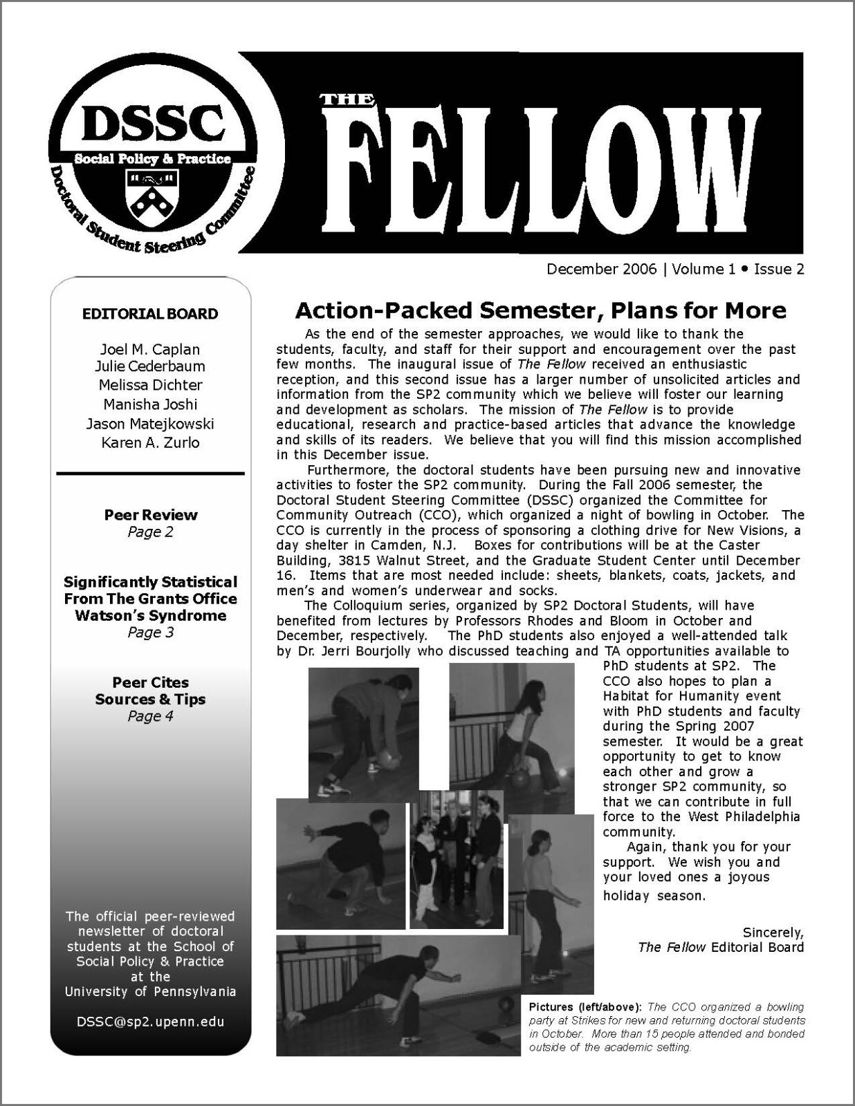 First page of The Fellow