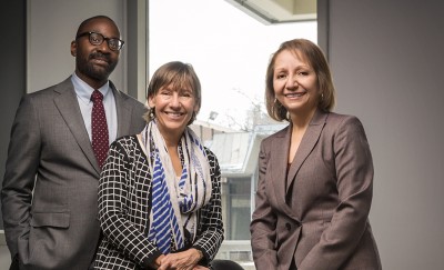 Penn Graduate School of Education Dean Pam Grossman, School of Nursing Dean Antonia Villarruel and School of Social Policy & Practice Dean John Jackson
