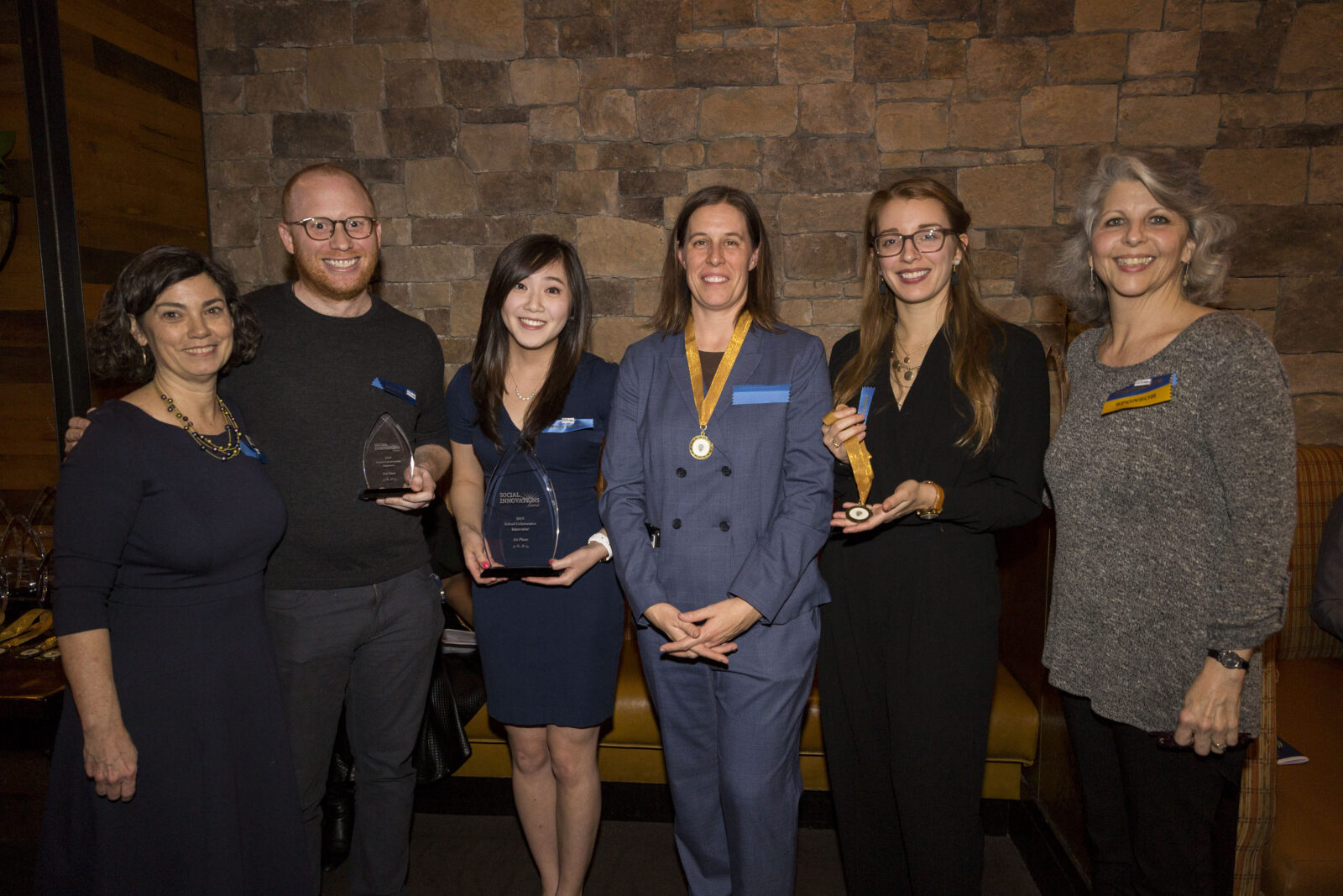 Tiffany Yau (third from left), 2019 winner of the Greater Philadelphia Social Innovation Award in the School Collaboration category