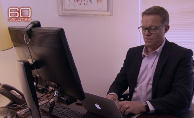 Dennis Culhane pictured on 60 Minutes