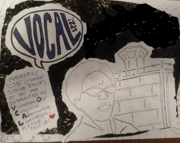 VOCAL SP2 graphic: "Formerly 'CJB' (Criminal Justice Bloc). If you are interested in Visioning Our Collective Alternative Liberation, please join us!"