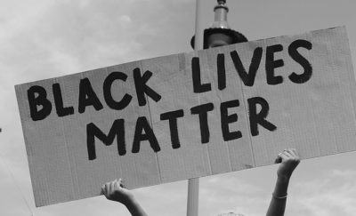 Black Lives Matter sign