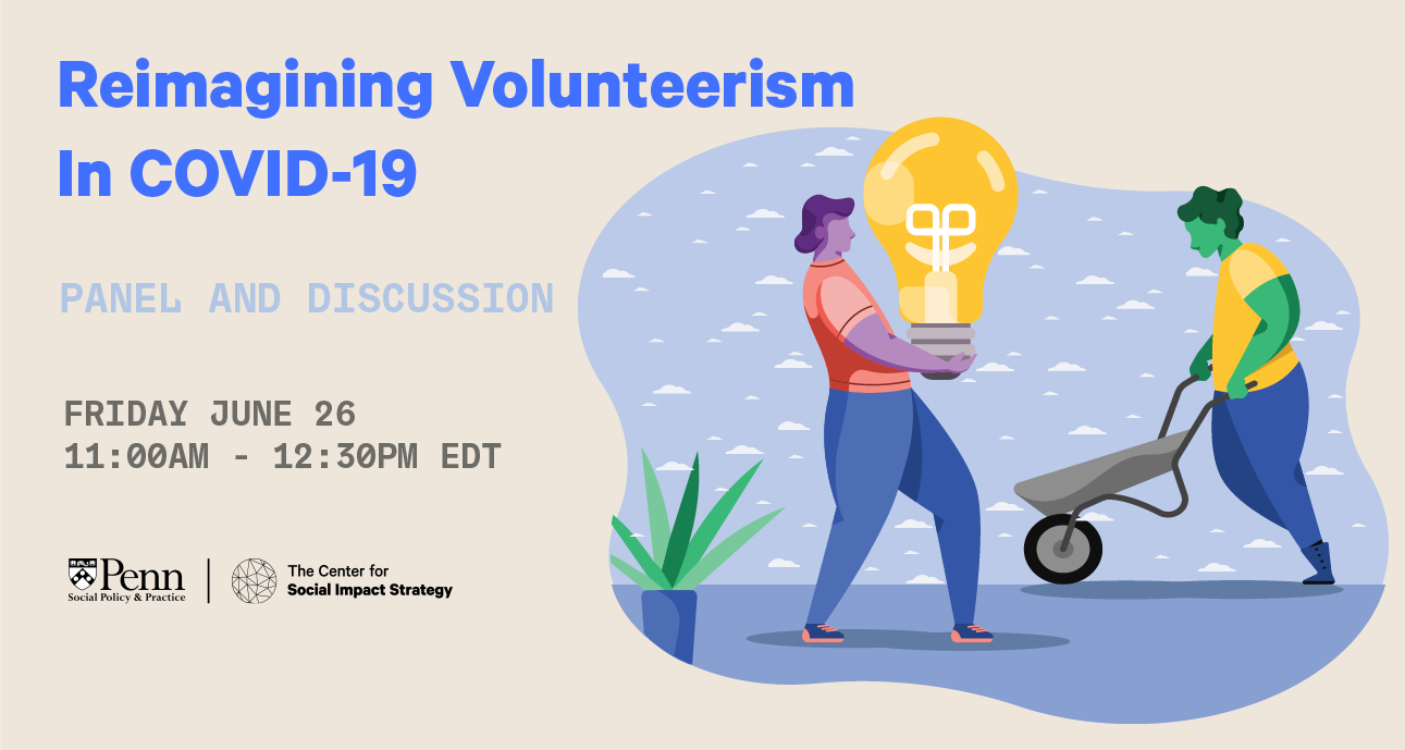 Reimagining Volunteerism in COVID-19 flyer