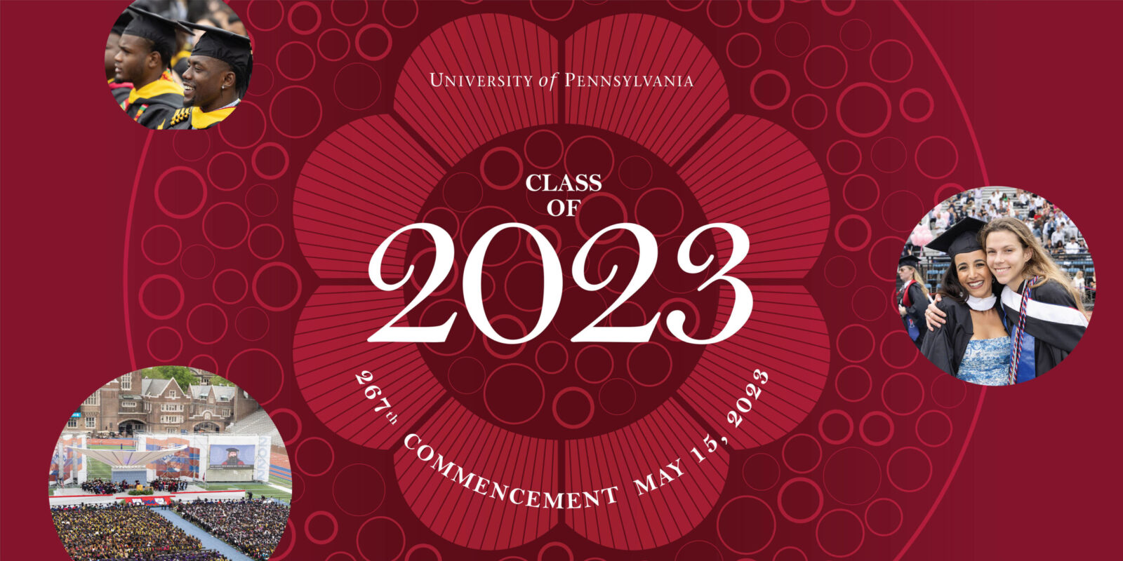Commencement web banner for the Class of 2023